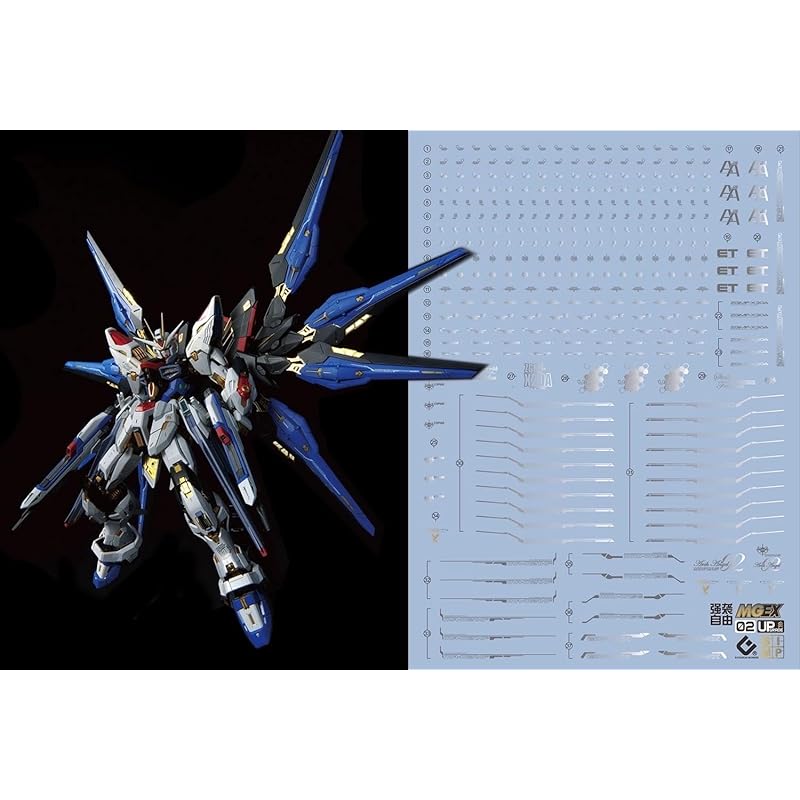 HG RG MG PG RE HiRM robot MS Water transfer caution decal for detail improvement (MGEX 1/100 ZGMF-X20A For Strike Freedom Gundam silver plated line)
HG RG MG PG RE HiRM robot MS Water transfer caution decal for detail improvement (MGEX 1/100 ZGMF-X20A For Strike Freedom Gundam silver plated line)