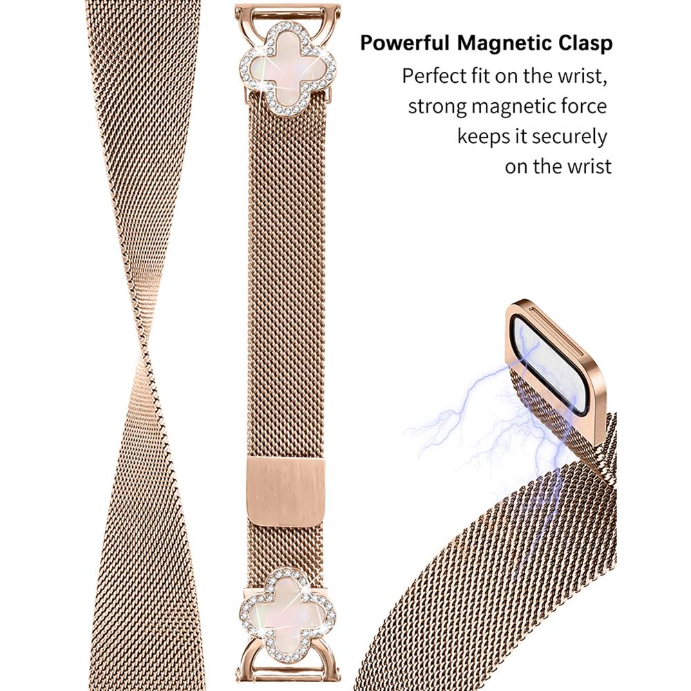 For Withings Steel Milanese Band Stainless Steel Watch Strap Clover Decor,Size: S As shown D
For Withings Steel Milanese Band Stainless Steel Watch Strap Clover Decor,Size: S As shown D