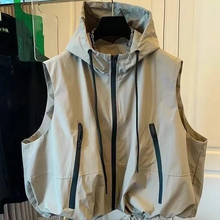 Women s Spring/Fall Casual Sports Vest: Korean-Style Sleeveless Hooded Jacket XXS
Women s Spring/Fall Casual Sports Vest: Korean-Style Sleeveless Hooded Jacket XXS