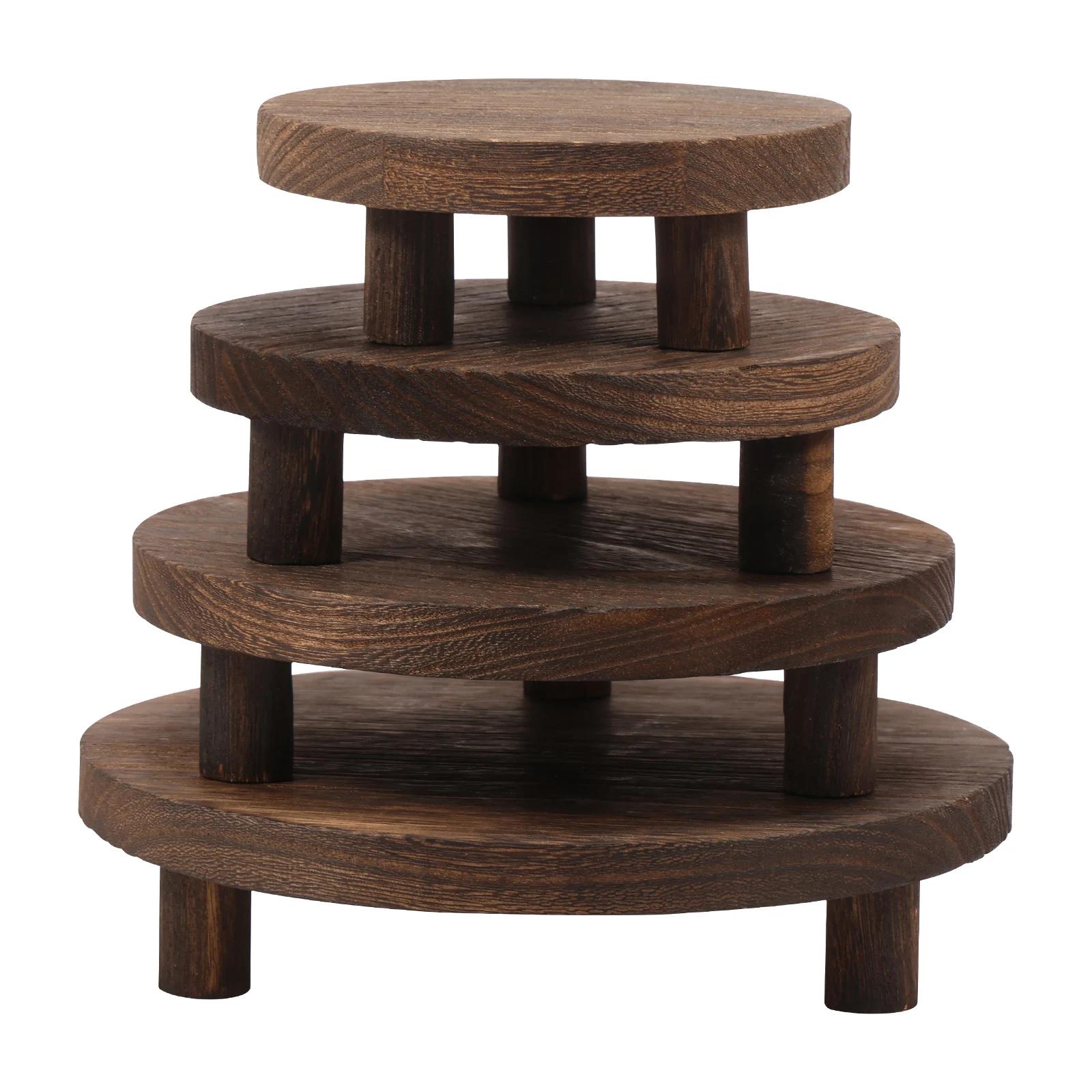 4Pcs Wooden Round Planting Pedestal Stand Strong Load Bearing Stackable Flower Pot Stand With 3 Feet for Home Kitchen Balcony
4Pcs Wooden Round Planting Pedestal Stand Strong Load Bearing Stackable Flower Pot Stand With 3 Feet for Home Kitchen Balcony