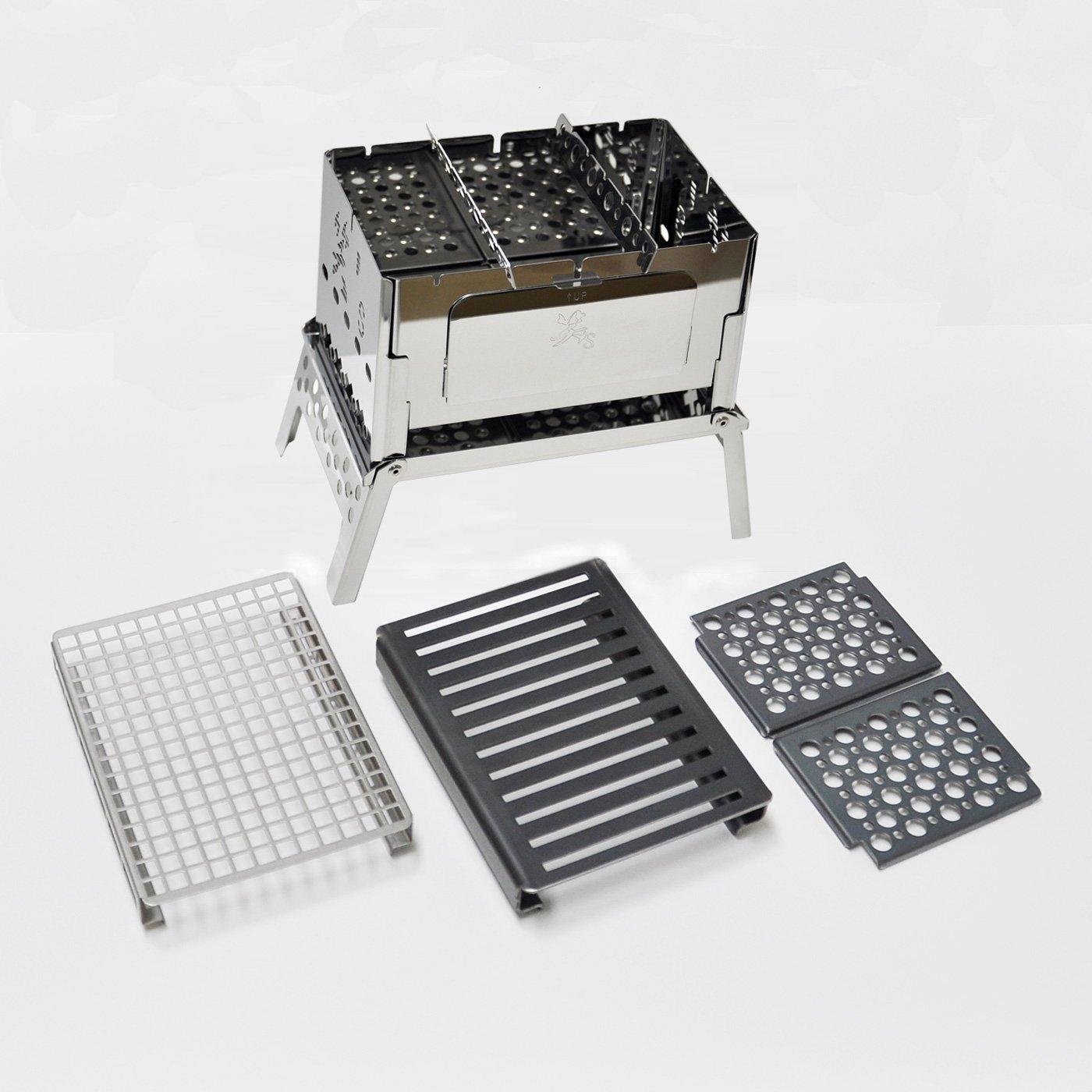 Wara s Compact Bonfire Grill B-6-kun 4-Piece Set / SHO-0004-10-25-38
Wara s Compact Bonfire Grill B-6-kun 4-Piece Set / SHO-0004-10-25-38