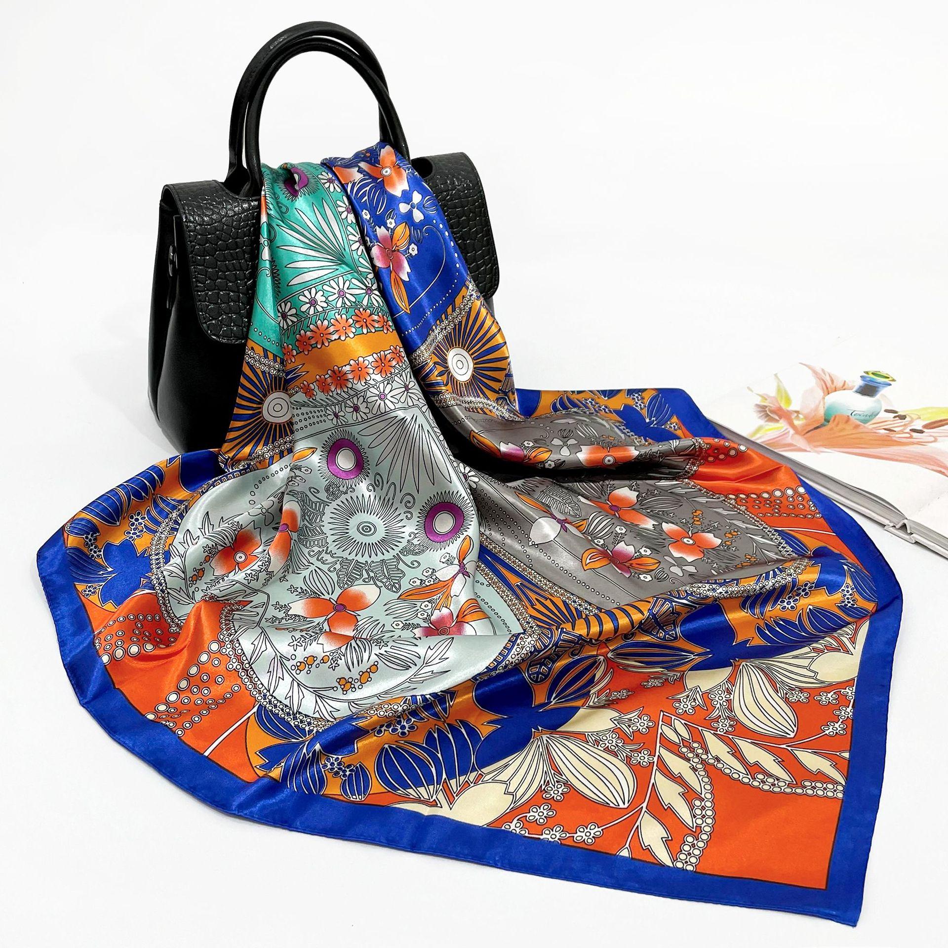 Высококачественные роскошные шелковые шарфы, повязка на голову, шарфы, шейный шарф для женщин, шелковый шарф с цепочкой, женская декоративная шаль 90*90cm
Высококачественные роскошные шелковые шарфы, повязка на голову, шарфы, шейный шарф для женщин, шелковый шарф с цепочкой, женская декоративная шаль 90*90cm