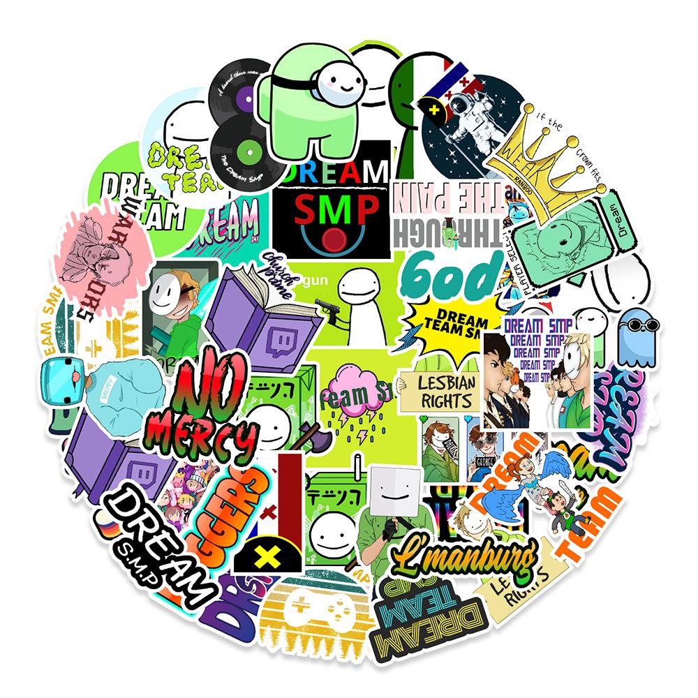 50 Dream Smp Doodle Stickers Suitcase Skateboard Helmet Water Cup Computer Decoration Stickers
50 Dream Smp Doodle Stickers Suitcase Skateboard Helmet Water Cup Computer Decoration Stickers