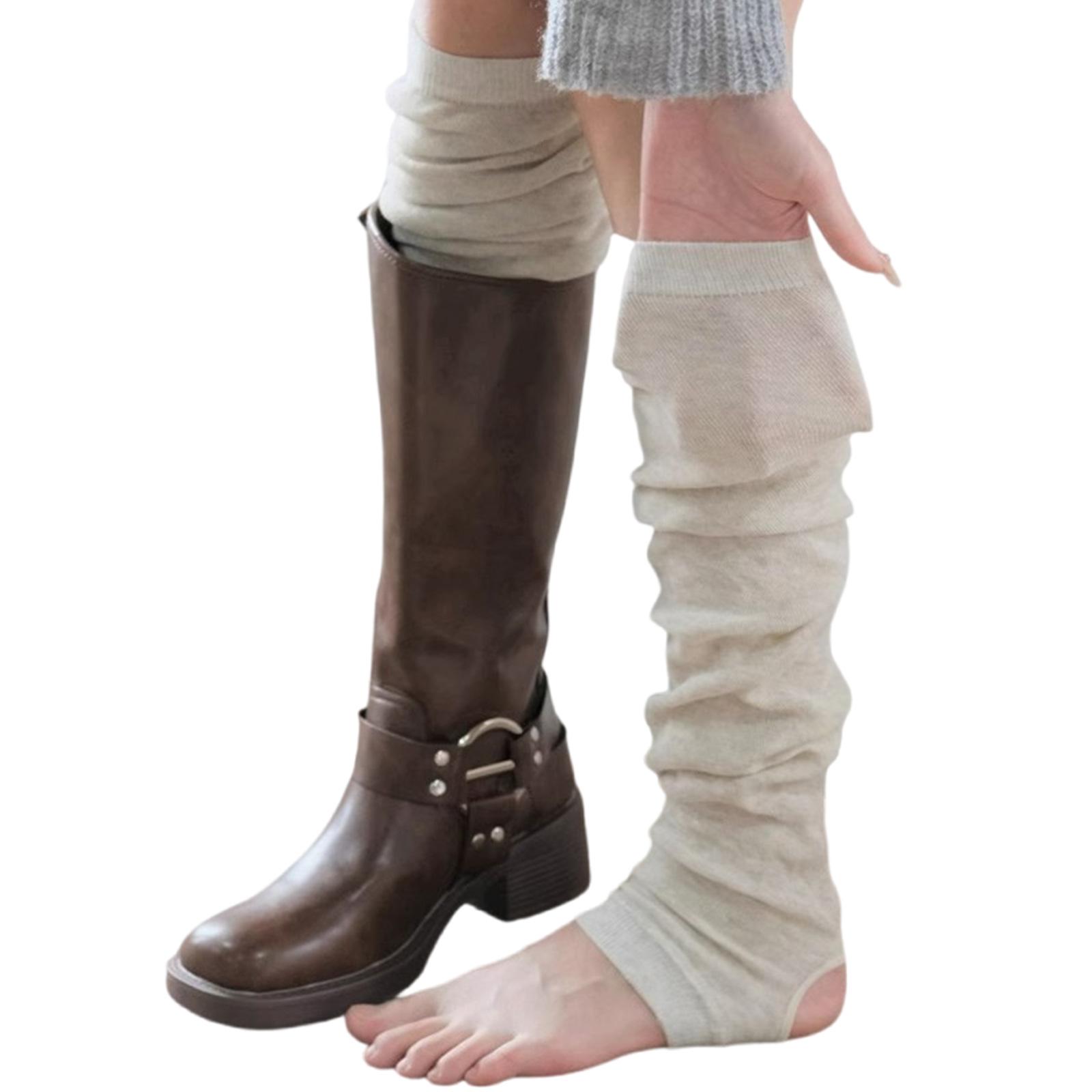Cotton Leg Warmers for Women Girl Footed Long Tube Socks for Winter Autumn Subcultures Over the Knee Socks JK Leggings белый
Cotton Leg Warmers for Women Girl Footed Long Tube Socks for Winter Autumn Subcultures Over the Knee Socks JK Leggings белый
