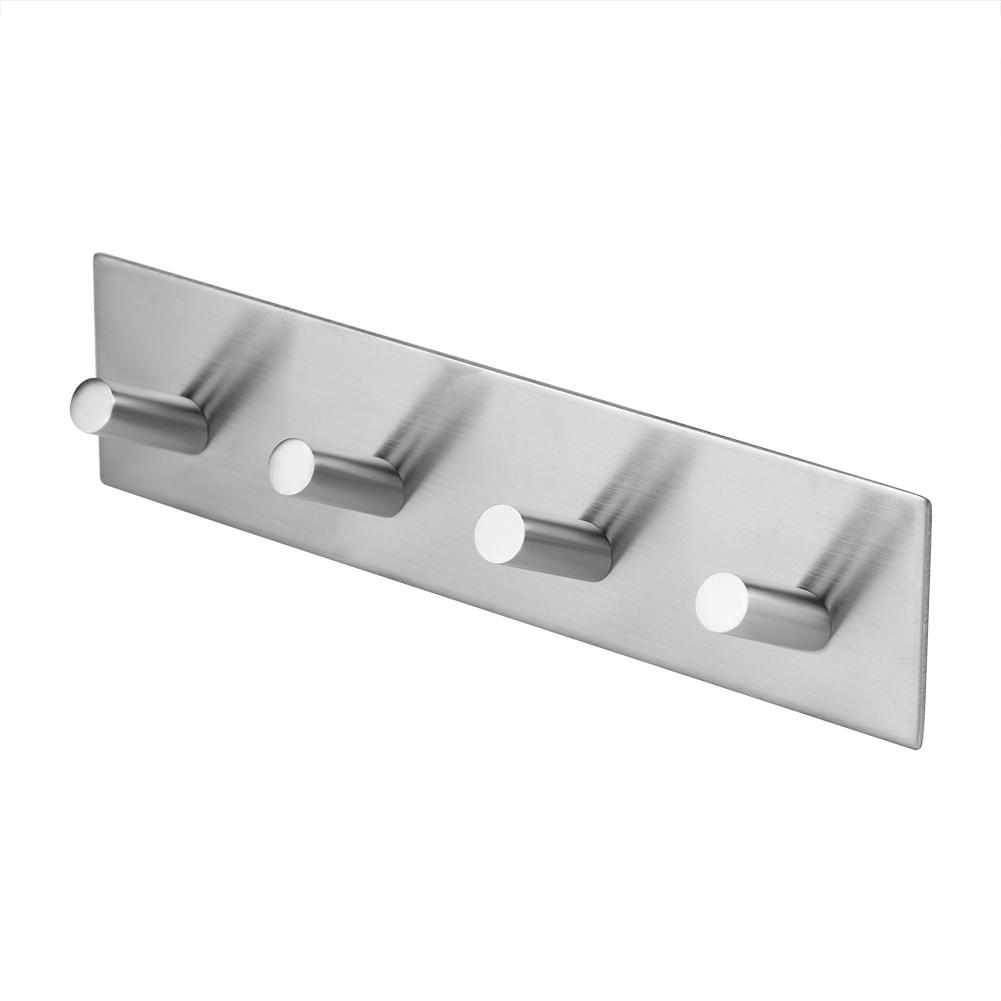 1Pc Stainless Steel Silver Adhesive Hook Bathroom Kitchen Towel Hanger Wall Mount (4 Hooks)
1Pc Stainless Steel Silver Adhesive Hook Bathroom Kitchen Towel Hanger Wall Mount (4 Hooks)