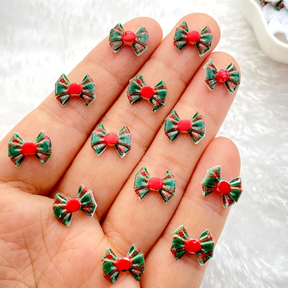 50Pcs Cute Mini Colorful Christmas Bow Nail Art Flat back Rhinestone DIY Manicures Appliques Accessories Crafts
50Pcs Cute Mini Colorful Christmas Bow Nail Art Flat back Rhinestone DIY Manicures Appliques Accessories Crafts