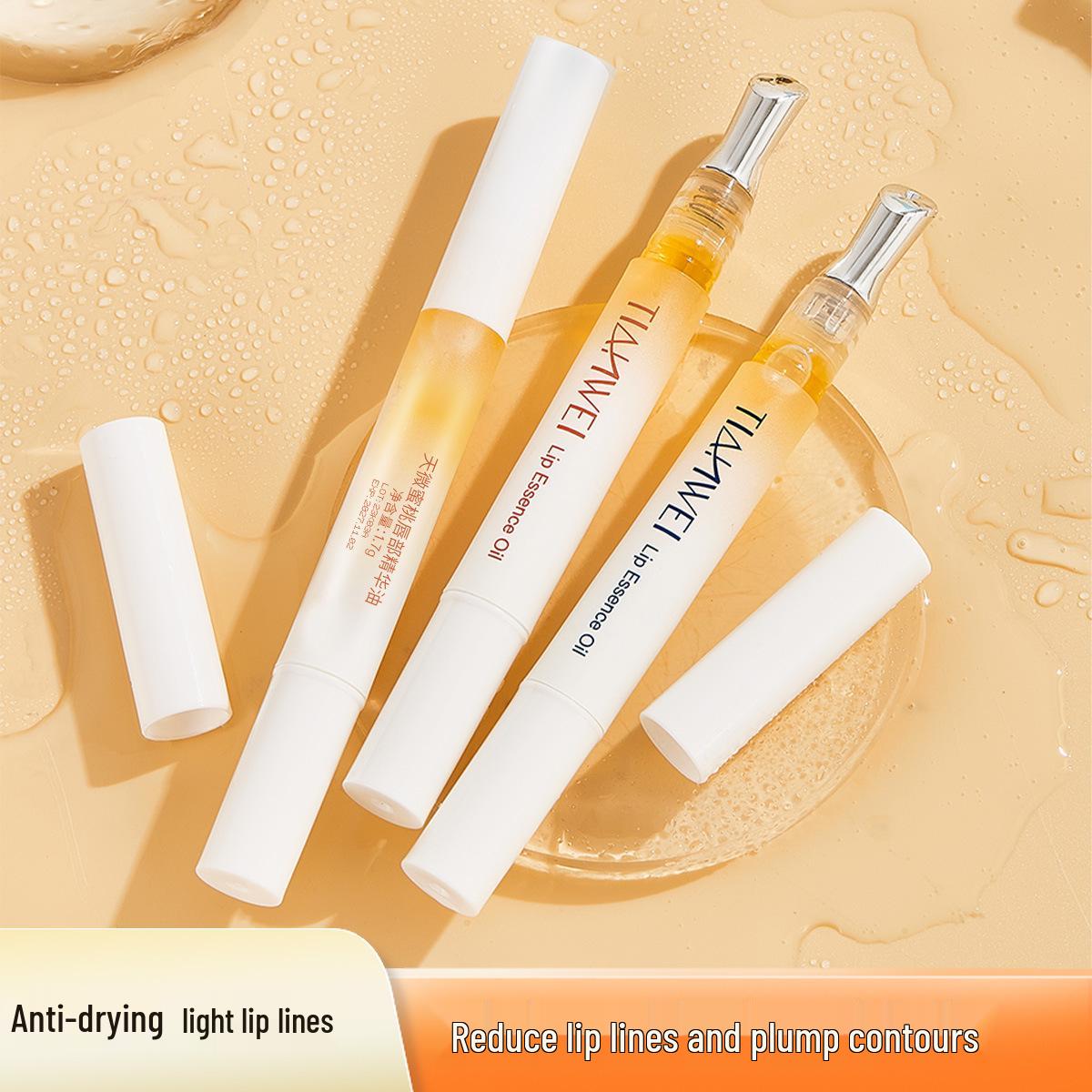 Tianwei Propolis Peach Lip Essence: Moisturizing Lip Oil and Mask, Reduces Lines, Hydrating Formula.
Tianwei Propolis Peach Lip Essence: Moisturizing Lip Oil and Mask, Reduces Lines, Hydrating Formula.