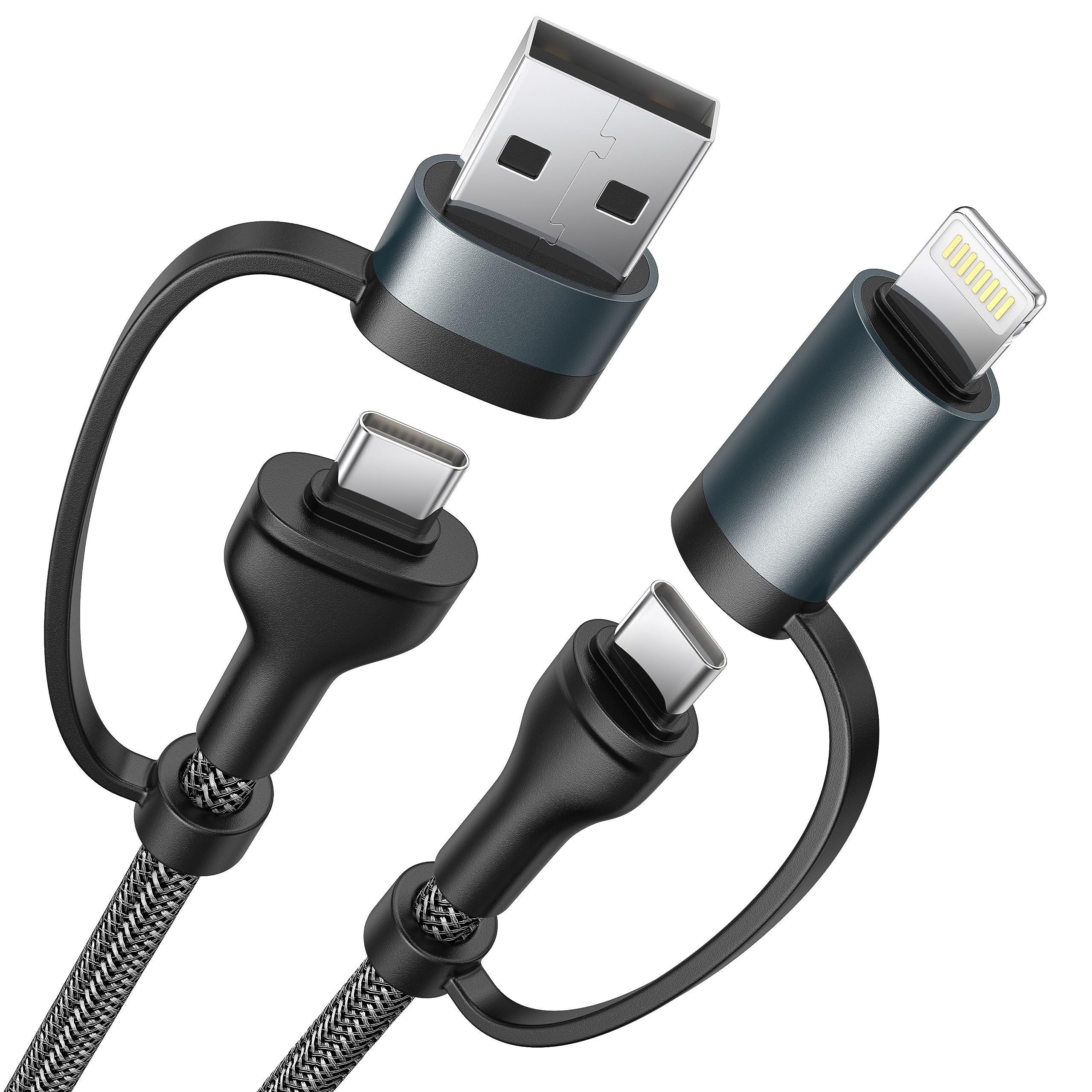 4-в-1 кабель для зарядки Multi Yosou iPhone Кабель для зарядки Type C 1 м USB C Кабель Lightning PD Кабель 60 Вт для быстрой зарядки USB CC Кабель iPhone 16 15 14 13 Pro
4-в-1 кабель для зарядки Multi Yosou iPhone Кабель для зарядки Type C 1 м USB C Кабель Lightning PD Кабель 60 Вт для быстрой зарядки USB CC Кабель iPhone 16 15 14 13 Pro