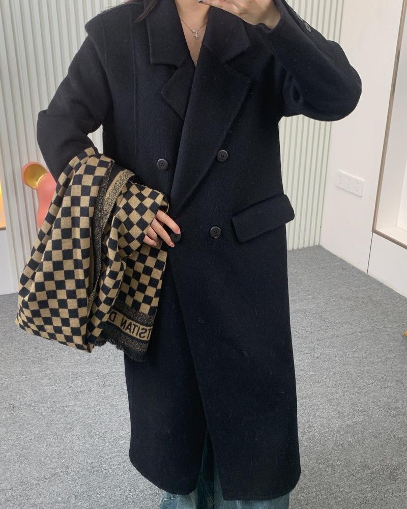 Новое двустороннее кашемировое пальто, длинное приталенное шерстяное пальто с темпераментом, офисный стиль, приталенное и тонкое M
Новое двустороннее кашемировое пальто, длинное приталенное шерстяное пальто с темпераментом, офисный стиль, приталенное и тонкое M