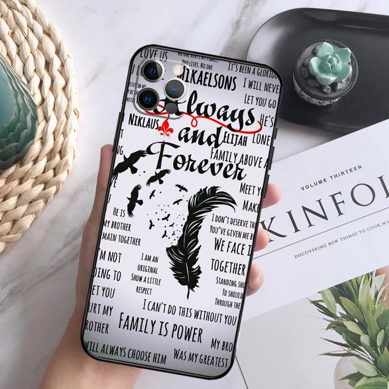 The Originals Always and Forever Phone Case For iPhone 16 Pro 11 12 13 14 15 Pro Max Mini XS X XR 7 8 16 Plus Cover Coque iPhone 12 mini
The Originals Always and Forever Phone Case For iPhone 16 Pro 11 12 13 14 15 Pro Max Mini XS X XR 7 8 16 Plus Cover Coque iPhone 12 mini