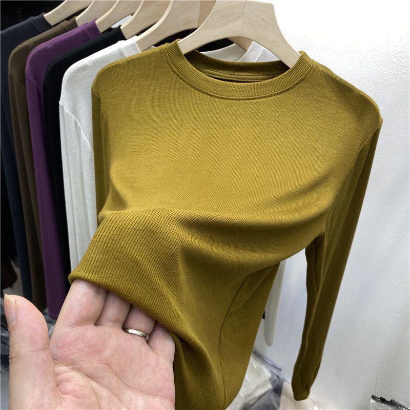 Women s Modal Ribbed Slim-Fit Long-Sleeve Top – Versatile Spring/Autumn Layer One Size (80-150 jin)
Women s Modal Ribbed Slim-Fit Long-Sleeve Top – Versatile Spring/Autumn Layer One Size (80-150 jin)