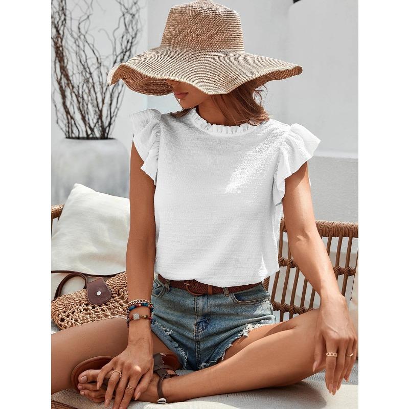 YYFS женские модные повседневные летние весенние однотонные блузки и рубашки с короткими рукавами и круглым вырезом с принтом S белый
YYFS женские модные повседневные летние весенние однотонные блузки и рубашки с короткими рукавами и круглым вырезом с принтом S белый