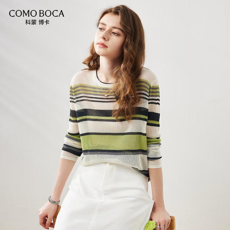 Women s Striped Lyocell Blend Long Sleeve Crew Neck T-Shirt L
Women s Striped Lyocell Blend Long Sleeve Crew Neck T-Shirt L