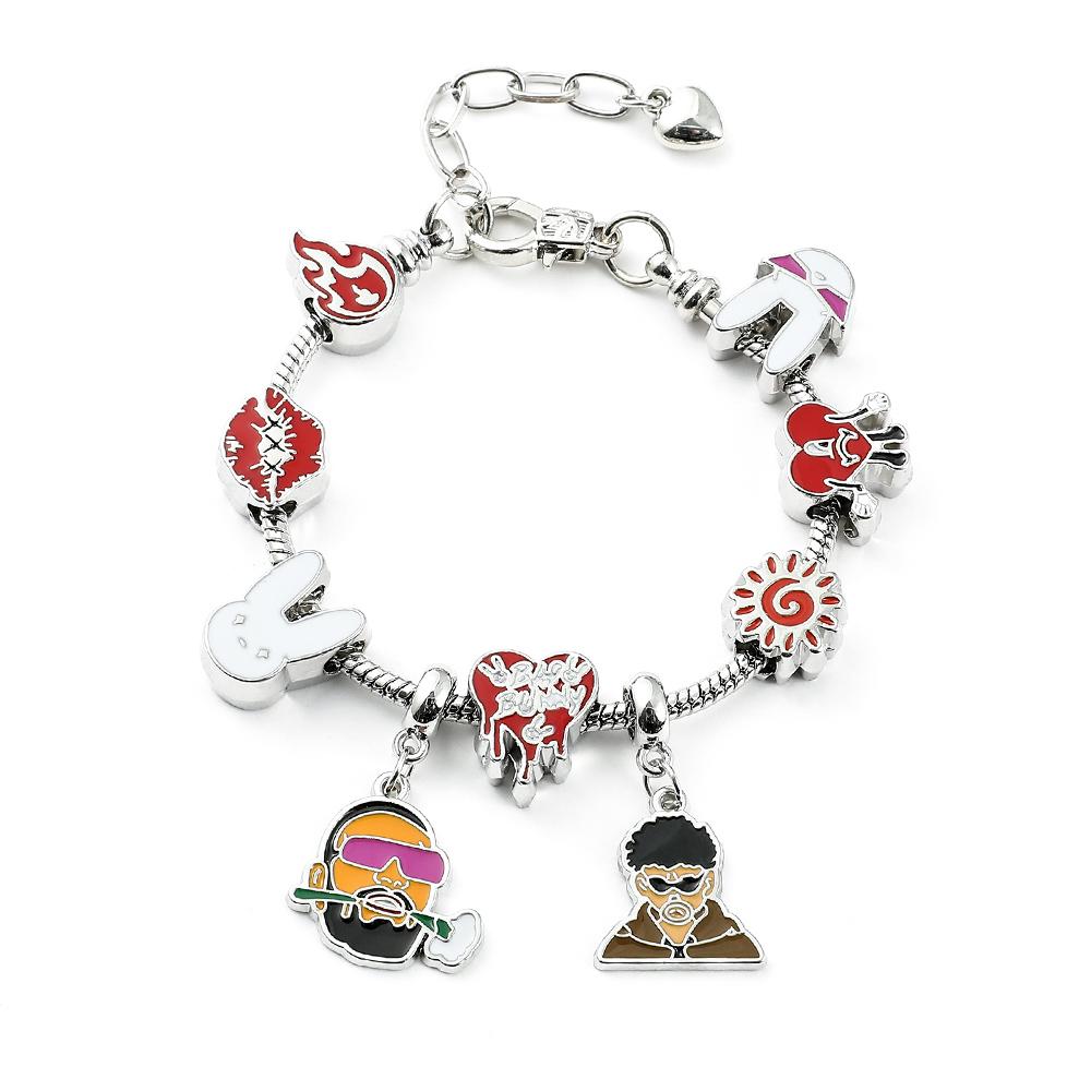 Hot Puerto Rican Singer Bad Bunny Bracelet Cute Bracelet Accessories Punk Gothic Metal Bangles Wristbands Jewelry For Fans Gift
Hot Puerto Rican Singer Bad Bunny Bracelet Cute Bracelet Accessories Punk Gothic Metal Bangles Wristbands Jewelry For Fans Gift