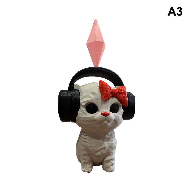 Miyin Dancing Cat Statue Wearing Headphones 3D Printed Cat Ornament Home Office Decor Car Decoration Party Gift as the picture
Miyin Dancing Cat Statue Wearing Headphones 3D Printed Cat Ornament Home Office Decor Car Decoration Party Gift as the picture