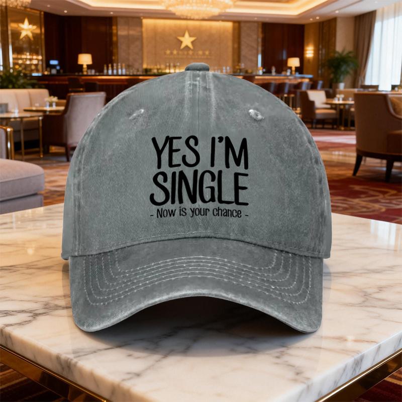 1pc Unisex Four-Season Washable Baseball Cap with The Print YES I M SINGLE , Summer Anti Wind and Sun Shading Duckbill Caps Adjustable серый
1pc Unisex Four-Season Washable Baseball Cap with The Print YES I M SINGLE , Summer Anti Wind and Sun Shading Duckbill Caps Adjustable серый