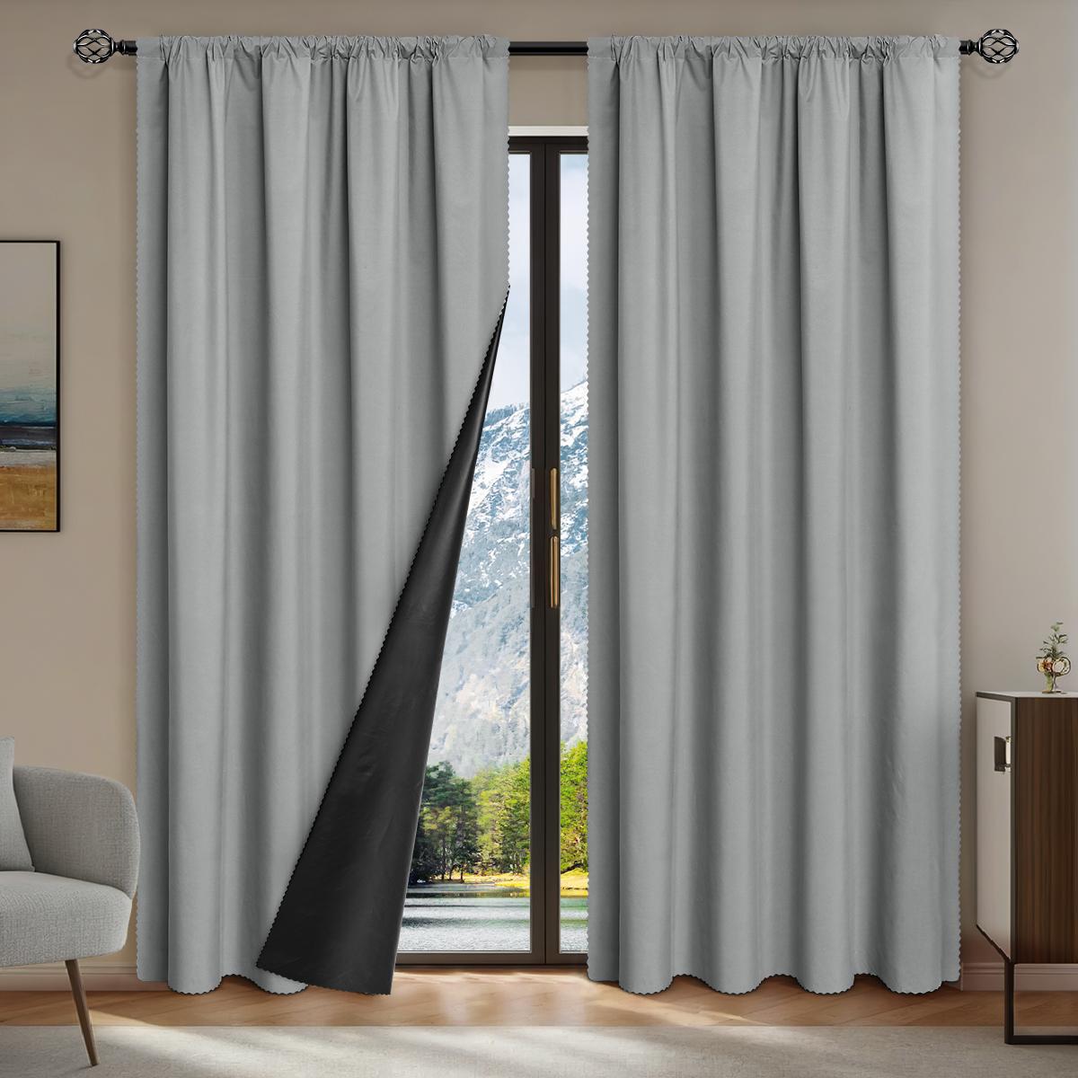 1 шт. Современные шторы 100% блэкаут однотонные с кулиской для лучшей приватности 100X160CM 1PC&Rod Pocket серый
1 шт. Современные шторы 100% блэкаут однотонные с кулиской для лучшей приватности 100X160CM 1PC&Rod Pocket серый