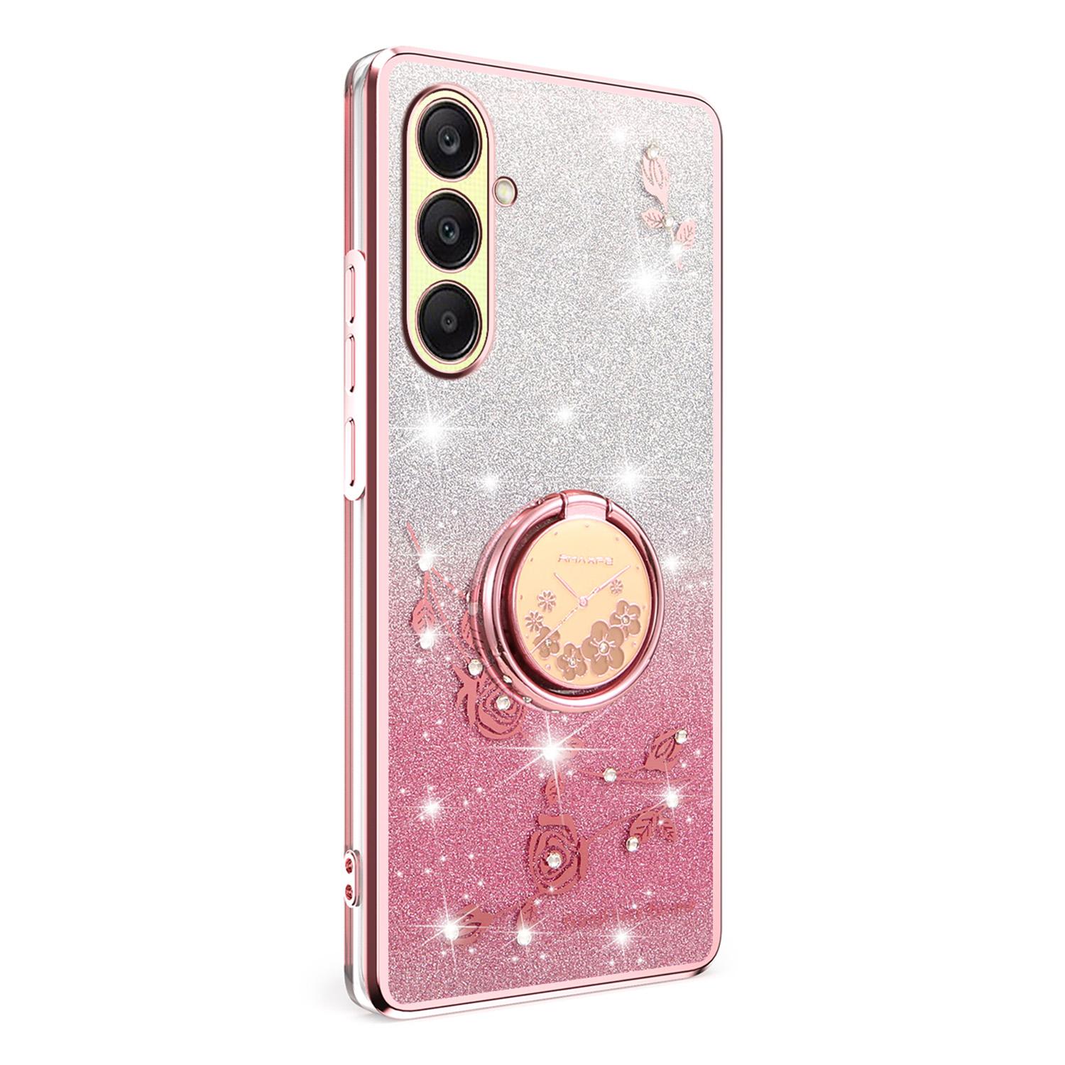 KADEM For Samsung Galaxy A26 5G Case Ring Kickstand TPU Flowers Phone Cover Gradient Glitter Rose Gold
KADEM For Samsung Galaxy A26 5G Case Ring Kickstand TPU Flowers Phone Cover Gradient Glitter Rose Gold