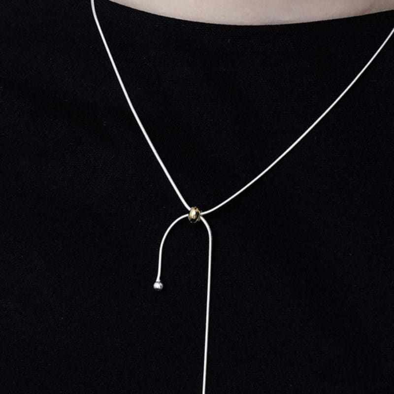 TOU 177 Tie A Knot Necklace Basic round ball
TOU 177 Tie A Knot Necklace Basic round ball