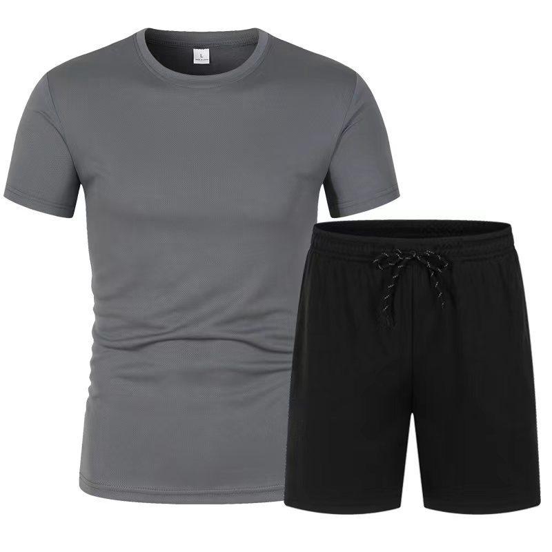 Men s Mesh Short Sleeved Set T-shirt Shorts Beach Pants Two-piece Manufacturer S темно-сірий
Men s Mesh Short Sleeved Set T-shirt Shorts Beach Pants Two-piece Manufacturer S темно-сірий