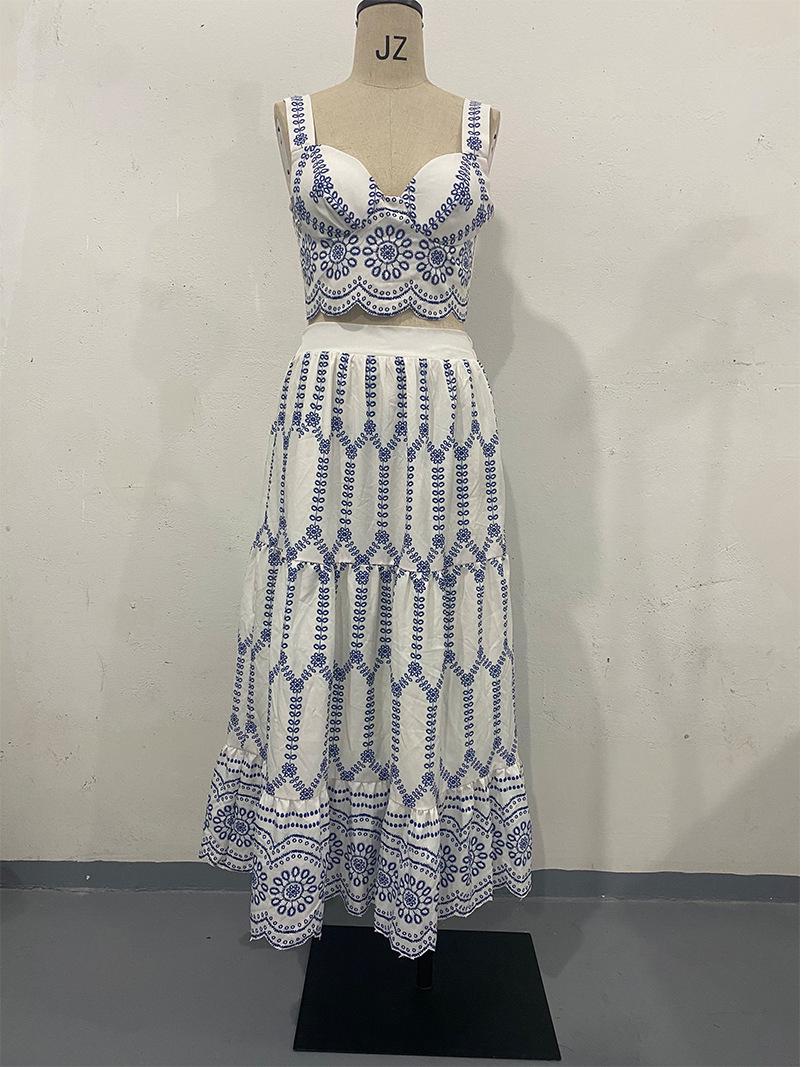 2026 European & American Summer Fashion Lace-up Print Bra & Skirt Set S королівський синій колір
2026 European & American Summer Fashion Lace-up Print Bra & Skirt Set S королівський синій колір