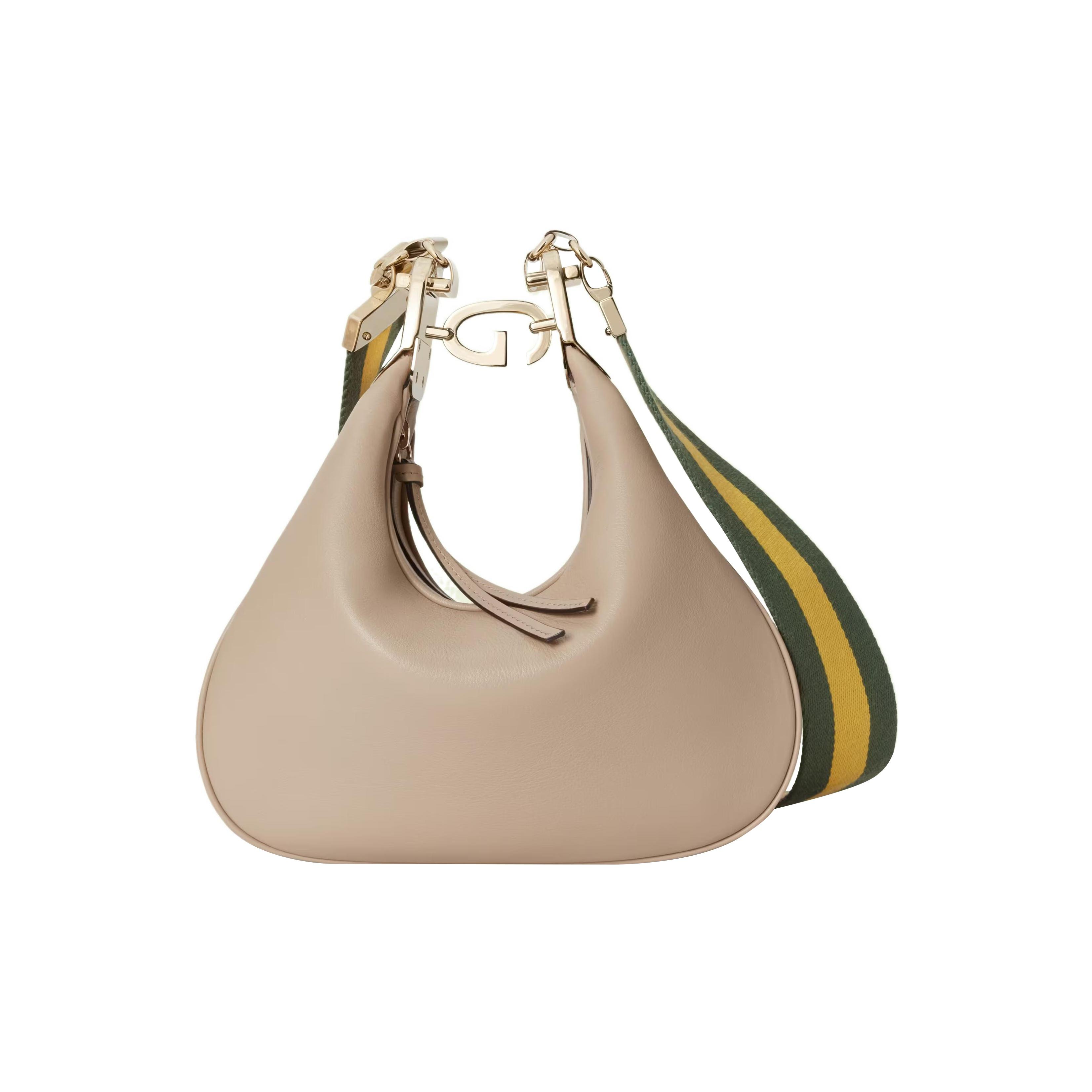 Gucci Attache Hobo Shoulder Bag, Beige Leather with Green-Yellow Web Strap, Women s Designer Handbag for Daily 699409-UXWBG-9360 Basic Set (Bag+Dust Bag)
Gucci Attache Hobo Shoulder Bag, Beige Leather with Green-Yellow Web Strap, Women s Designer Handbag for Daily 699409-UXWBG-9360 Basic Set (Bag+Dust Bag)