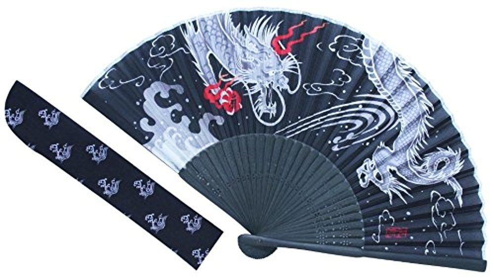 Kyoyu Silk Folding Openwork with Dragon Black Fan, Pattern, Pouch, Design, K-127 чёрный
Kyoyu Silk Folding Openwork with Dragon Black Fan, Pattern, Pouch, Design, K-127 чёрный