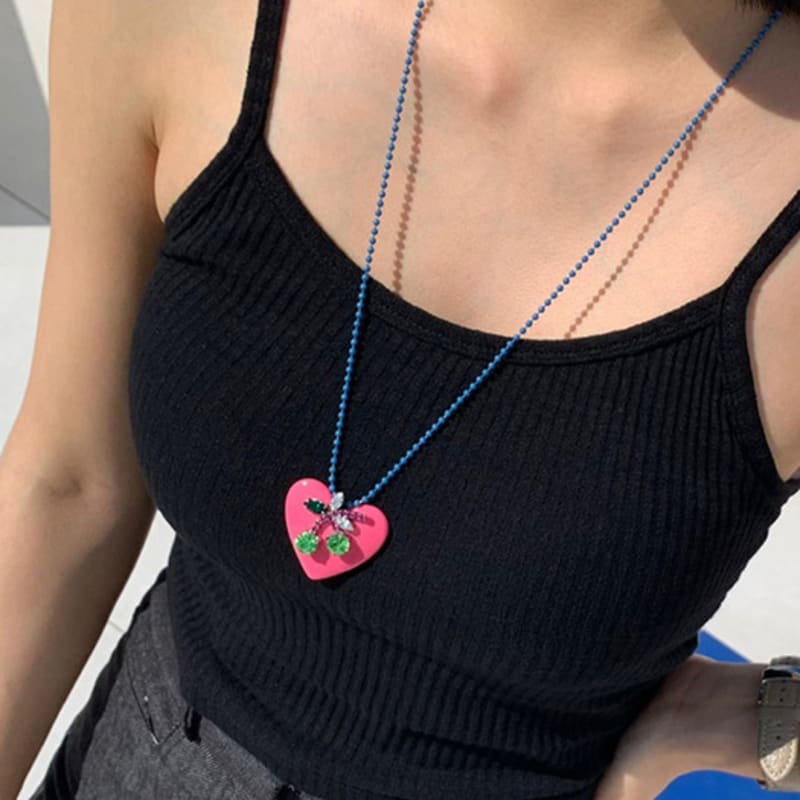 VERRYTASTE Вишневе Серце Кольє - Рожеве Pink
VERRYTASTE Вишневе Серце Кольє - Рожеве Pink