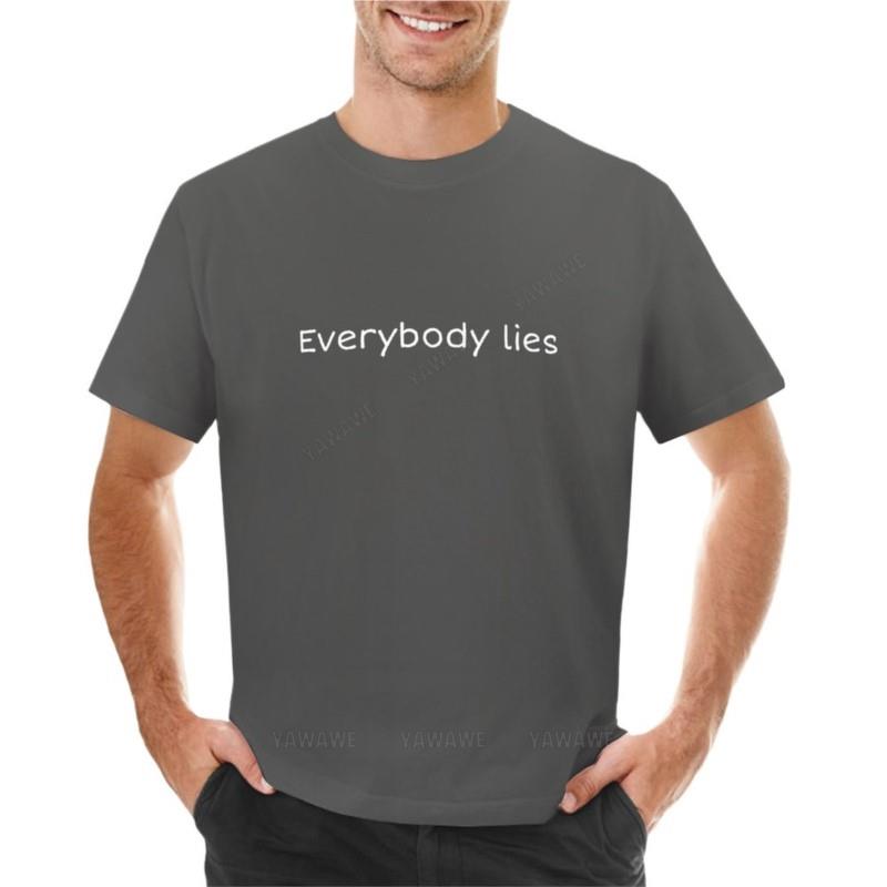 Everybody lies -House Md T-Shirt graphics t shirt mens cotton t shirts man t-shirt cotton crew neck tshirt 4XL
Everybody lies -House Md T-Shirt graphics t shirt mens cotton t shirts man t-shirt cotton crew neck tshirt 4XL