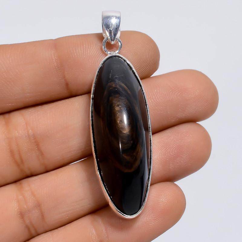 Classic Top Grade Qualite 100% Natural Rainbow Eye Obsidian Marquise Shape Ethnic Handmade Jewelry 925 Steling Silver Pendant 2 WSJ-5057 2
Classic Top Grade Qualite 100% Natural Rainbow Eye Obsidian Marquise Shape Ethnic Handmade Jewelry 925 Steling Silver Pendant 2 WSJ-5057 2