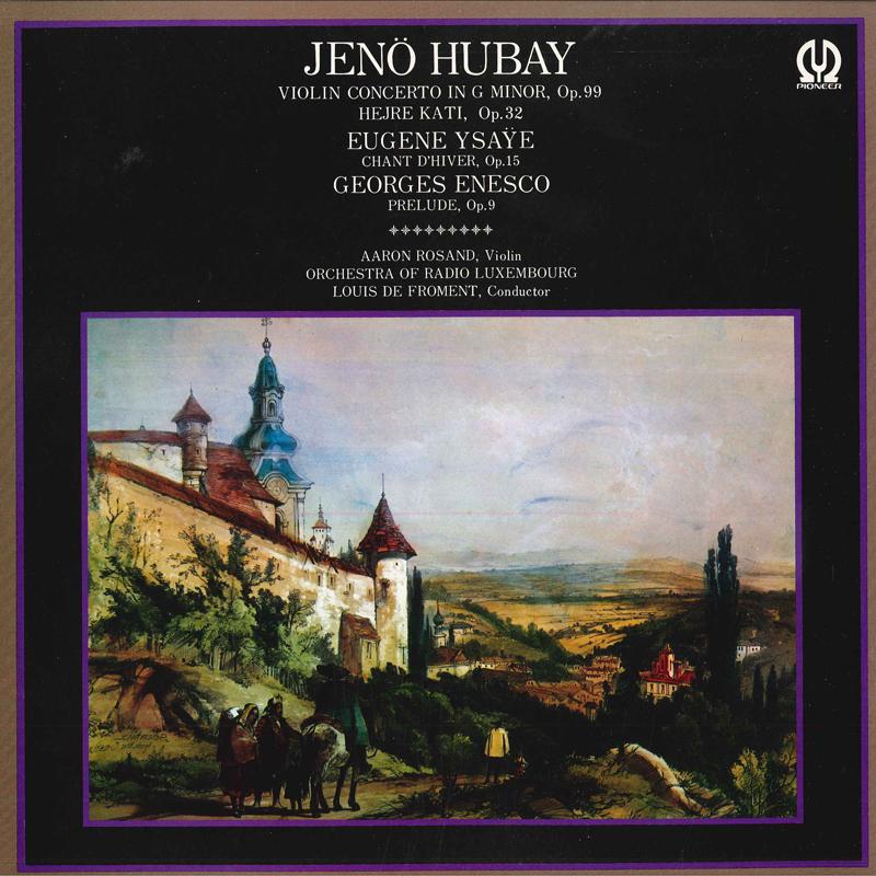 LP Record AARON ROSAND, ORCHESTRA OF RADIO LU - Hubay: Violin Concerto In G Minor O H5022V VOX Japan Obi Classical Used
LP Record AARON ROSAND, ORCHESTRA OF RADIO LU - Hubay: Violin Concerto In G Minor O H5022V VOX Japan Obi Classical Used