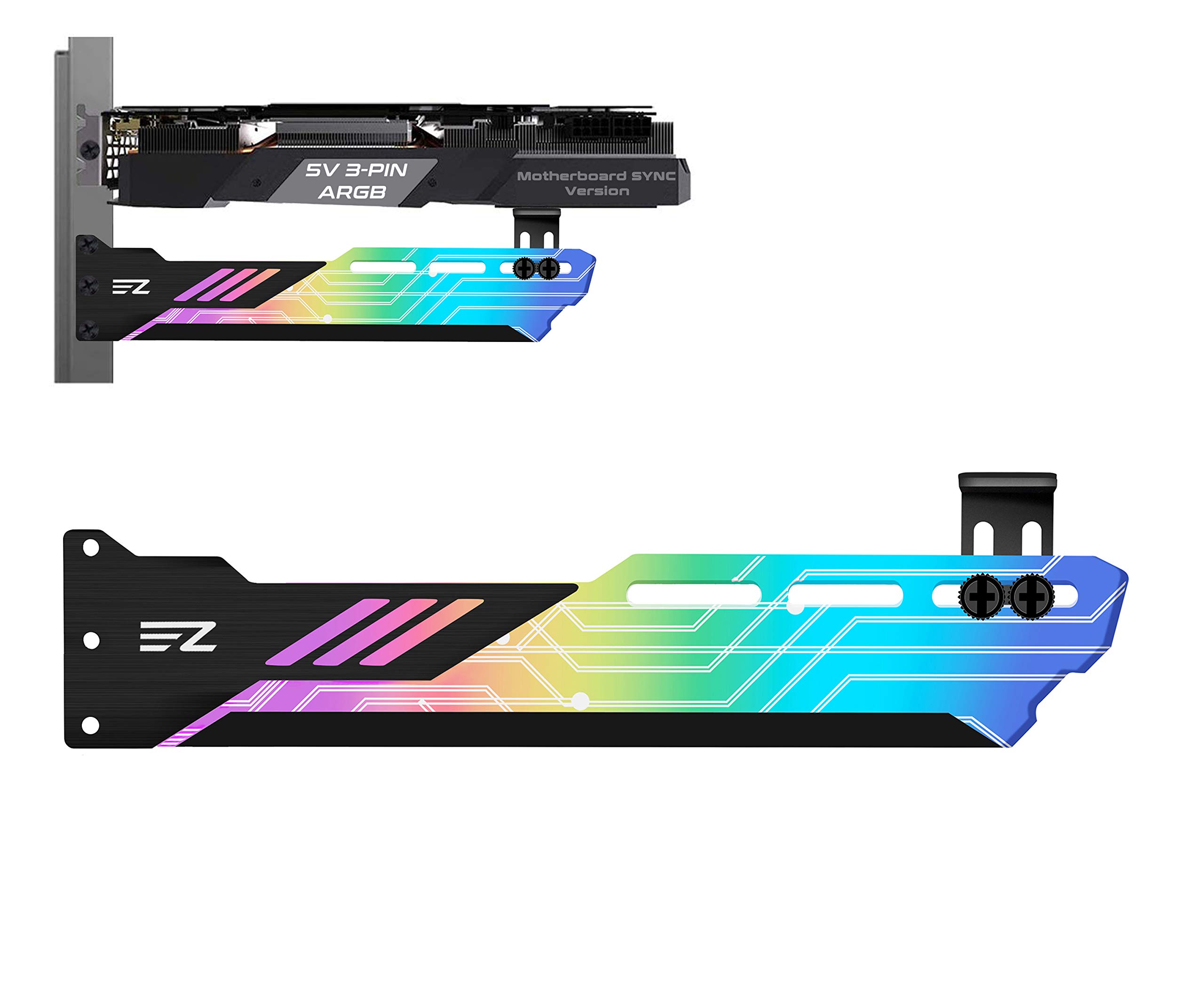 Universal Video Card Holder GPU Brace Support 5V 3PIN Fix Graphics Card ARGB LED Card Sag EZDIY-FAB Light,Video Holder/Holster Bracket-309-1
Universal Video Card Holder GPU Brace Support 5V 3PIN Fix Graphics Card ARGB LED Card Sag EZDIY-FAB Light,Video Holder/Holster Bracket-309-1