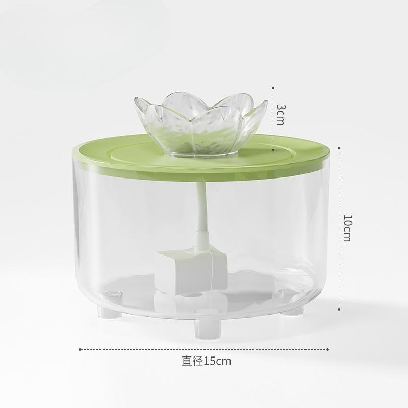 Cat Water Dispenser, Which Cycles and Filters Flowing Water, Is An Intelligent Automatic Pet Water Feeder with A Drinking Bowl. It Is A Pet Product. Plug-in version зелений
Cat Water Dispenser, Which Cycles and Filters Flowing Water, Is An Intelligent Automatic Pet Water Feeder with A Drinking Bowl. It Is A Pet Product. Plug-in version зелений
