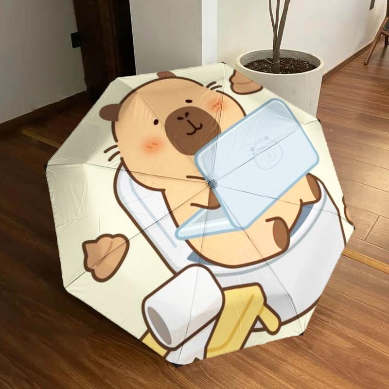 1pc Toilet Capybara Automatic Open/Close Umbrella, Folding Compact Umbrella with Lightweight Design for Women/Men yy251011118
1pc Toilet Capybara Automatic Open/Close Umbrella, Folding Compact Umbrella with Lightweight Design for Women/Men yy251011118