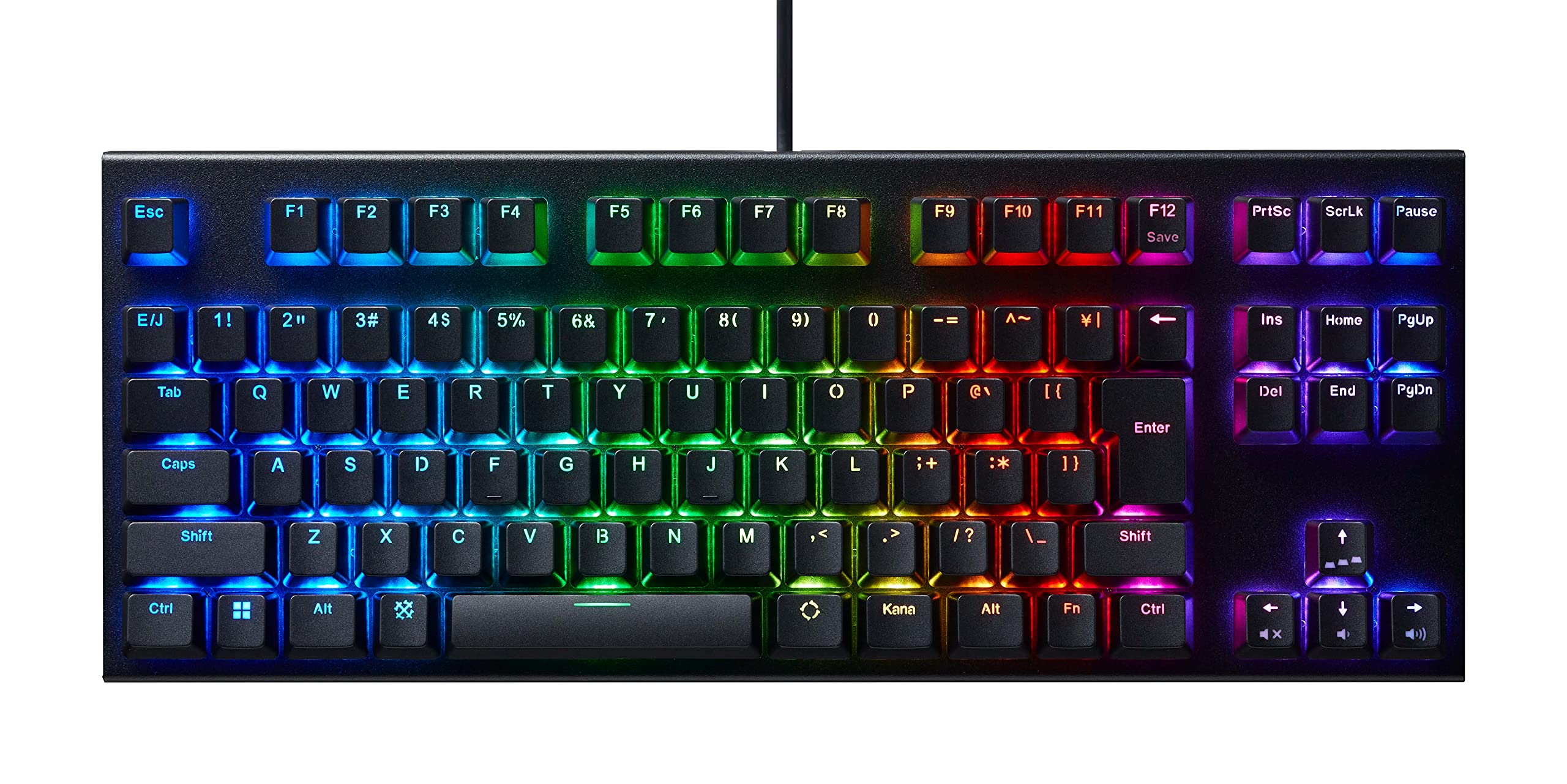 REALFORCE Real Force Rapid Trigger Keyboard Topre GX1 Quiet 30g TKL Size Capacitive Contactless Method Fastest 0.1mm Operation Windows Kana Japanese
REALFORCE Real Force Rapid Trigger Keyboard Topre GX1 Quiet 30g TKL Size Capacitive Contactless Method Fastest 0.1mm Operation Windows Kana Japanese