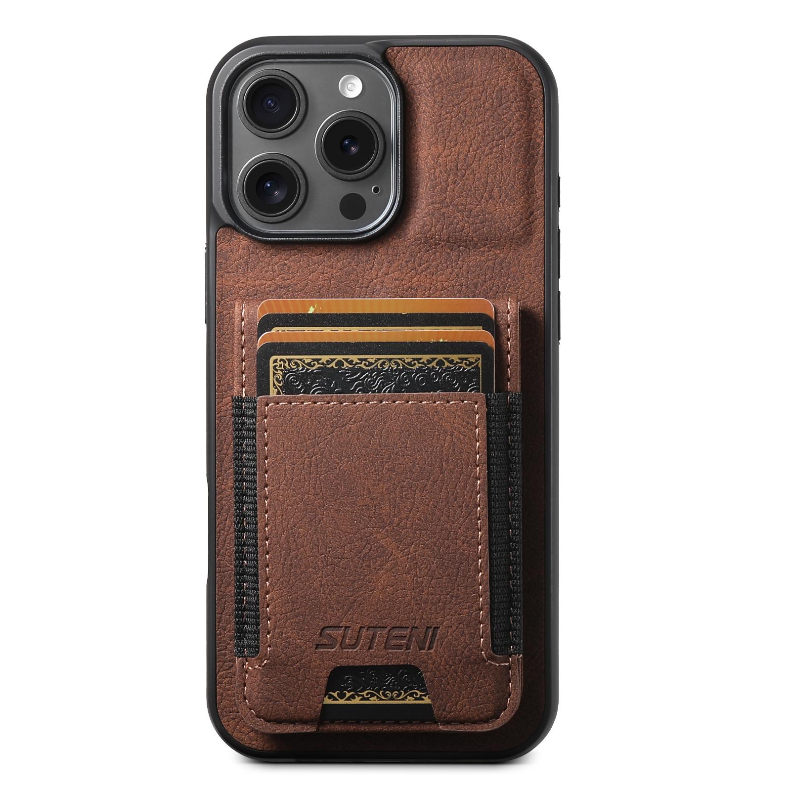 SUTENI H03 For iPhone 16 Pro Case Card Holder Kickstand Litchi Texture Leather+TPU Phone Cover B
SUTENI H03 For iPhone 16 Pro Case Card Holder Kickstand Litchi Texture Leather+TPU Phone Cover B
