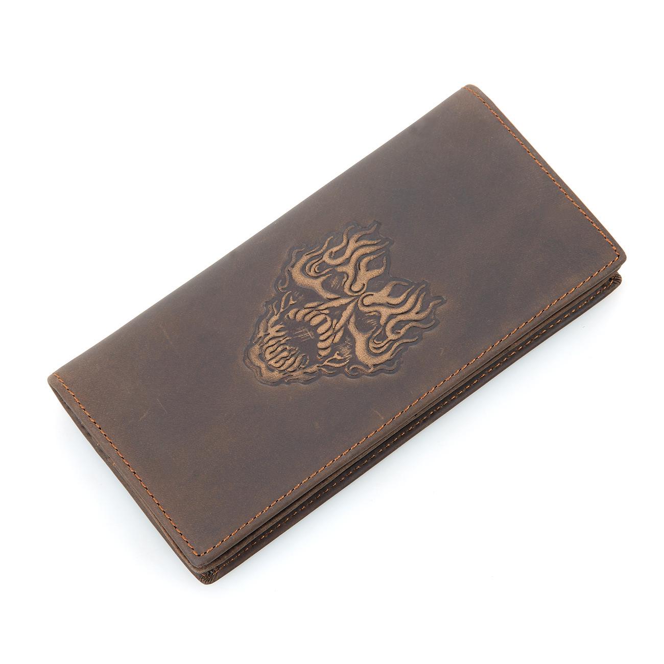 Crocodile Patterned Skull Pattern Genuine Leather Wallet, Retro Crazy Horse Leather Long Wallet, Genuine Leather Wallet
Crocodile Patterned Skull Pattern Genuine Leather Wallet, Retro Crazy Horse Leather Long Wallet, Genuine Leather Wallet