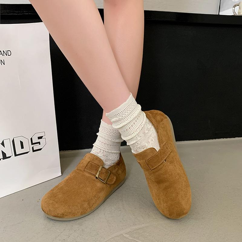 Ретро кожаные бейглы на плоской подошве, один педаль снаружи, повседневная обувь «все включено» на мягкой подошве и две шапки-бини для通勤. 40 верблюд
Ретро кожаные бейглы на плоской подошве, один педаль снаружи, повседневная обувь «все включено» на мягкой подошве и две шапки-бини для通勤. 40 верблюд