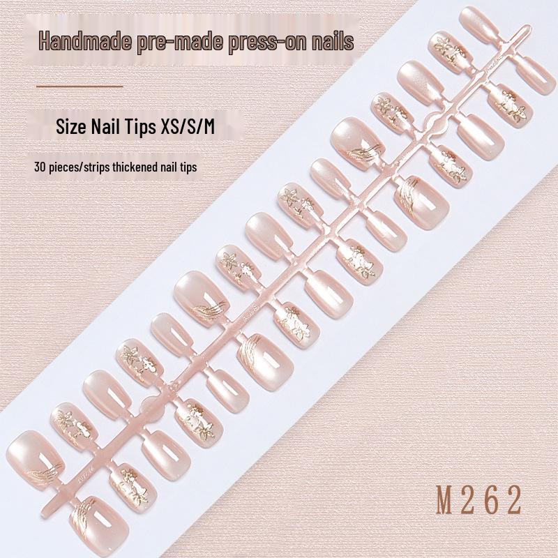 High-End Summer Nail Stickers: Short, Simple, Gilded Flower Relief Nail Art, 30 Wearable Pieces
High-End Summer Nail Stickers: Short, Simple, Gilded Flower Relief Nail Art, 30 Wearable Pieces