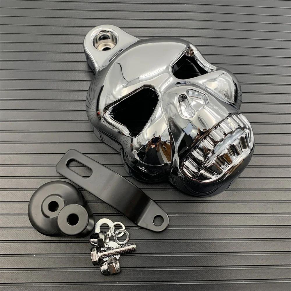 Крышка сигнала в виде черепа для мотоцикла для Harley Sportster 883 1200 Softail Dyna Fat Bob Electra Glide Touring Road King
Крышка сигнала в виде черепа для мотоцикла для Harley Sportster 883 1200 Softail Dyna Fat Bob Electra Glide Touring Road King