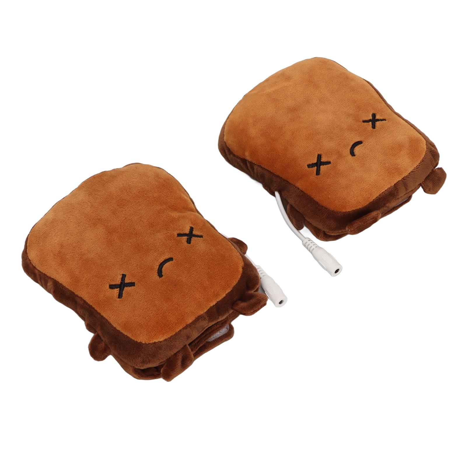 USB Heated Gloves Winter Cute Cartoon Bread Shaped Fingerless Heated Hand Warmer Gloves for Women Kids
USB Heated Gloves Winter Cute Cartoon Bread Shaped Fingerless Heated Hand Warmer Gloves for Women Kids
