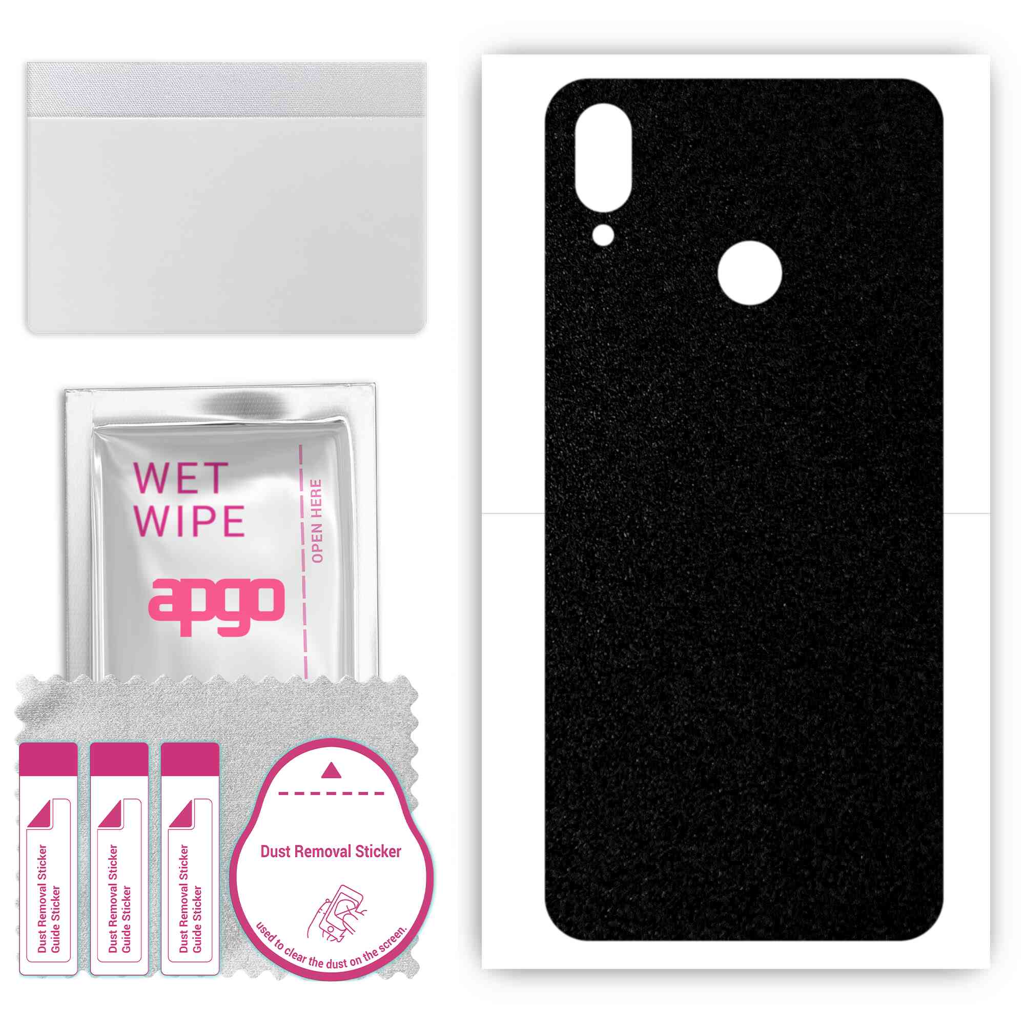 Apgo Protective Skin Sticker for the back compatible with Asus Zenfone Max M2 ZB663KL, Wrap Film, Foil, Vinyl - Pattern Matte Black
Apgo Protective Skin Sticker for the back compatible with Asus Zenfone Max M2 ZB663KL, Wrap Film, Foil, Vinyl - Pattern Matte Black