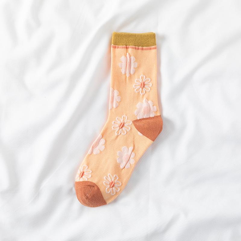 5 пар женских носков средней длины, хлопковые носки с осенним цветочным принтом для женщин 5 Pairs оранжевый
5 пар женских носков средней длины, хлопковые носки с осенним цветочным принтом для женщин 5 Pairs оранжевый