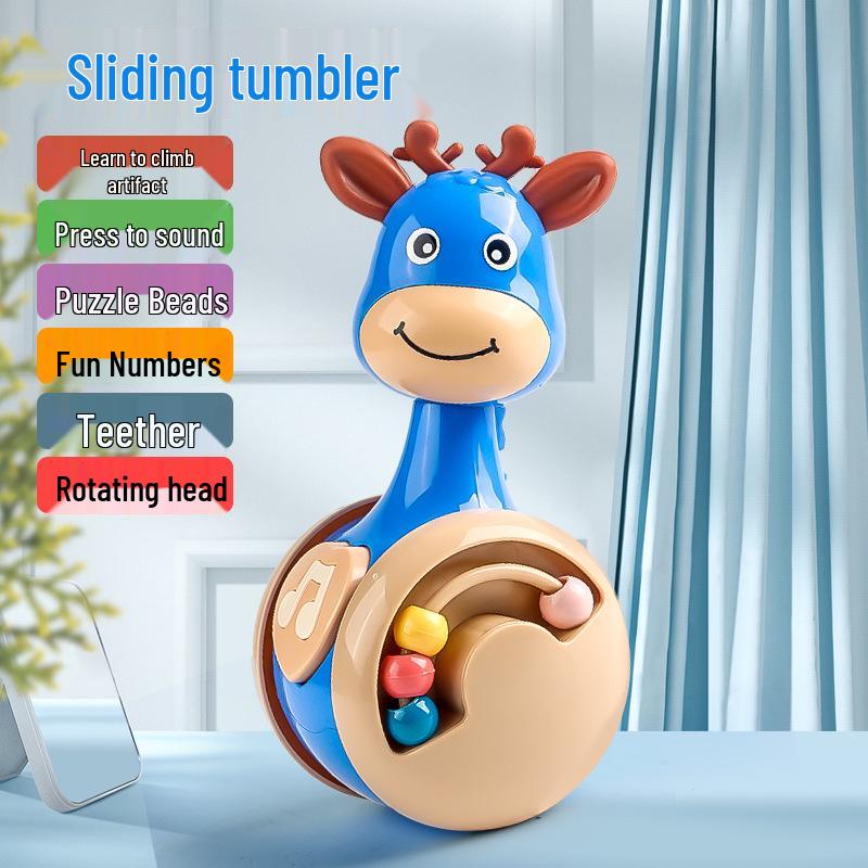 Sliding Deer Tumbler: Baby Soothing Educational Toy for 0-3 Years, Crawling Guide & Early Learning Aid
Sliding Deer Tumbler: Baby Soothing Educational Toy for 0-3 Years, Crawling Guide & Early Learning Aid