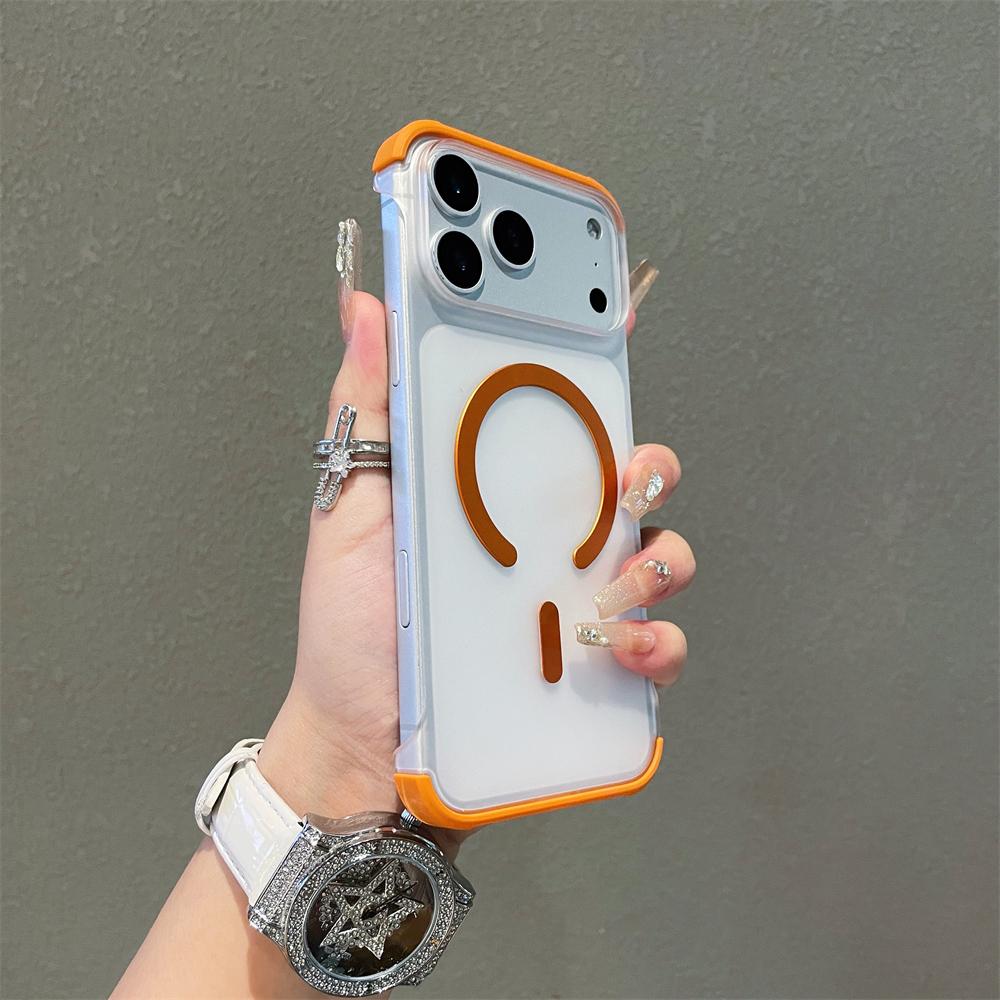 For Magsafe Frameless Magnetic Translucent Case For iPhone 17 16 15 14 13 12 Pro Max Plus Wireless Charging Shockproof Cover iPhone17 Pro Max
For Magsafe Frameless Magnetic Translucent Case For iPhone 17 16 15 14 13 12 Pro Max Plus Wireless Charging Shockproof Cover iPhone17 Pro Max