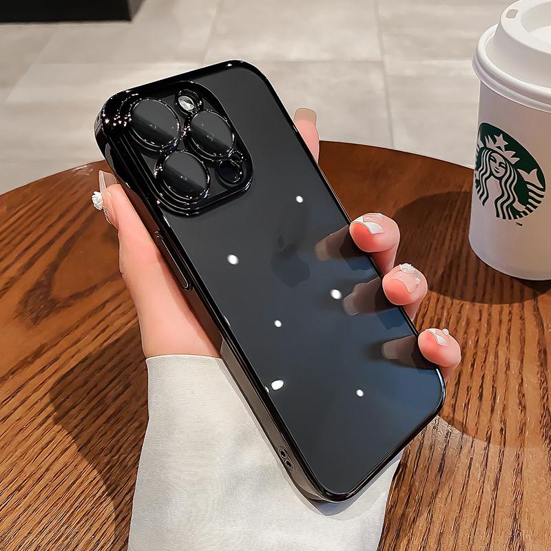 Luxury Plating Clear Case For iPhone 15 13 12 11 14 Pro Max Mini X XR XS 7 8 14 15 Plus SE Cover With Lens Protector Accessories For iPhone 15 Plus чорний
Luxury Plating Clear Case For iPhone 15 13 12 11 14 Pro Max Mini X XR XS 7 8 14 15 Plus SE Cover With Lens Protector Accessories For iPhone 15 Plus чорний