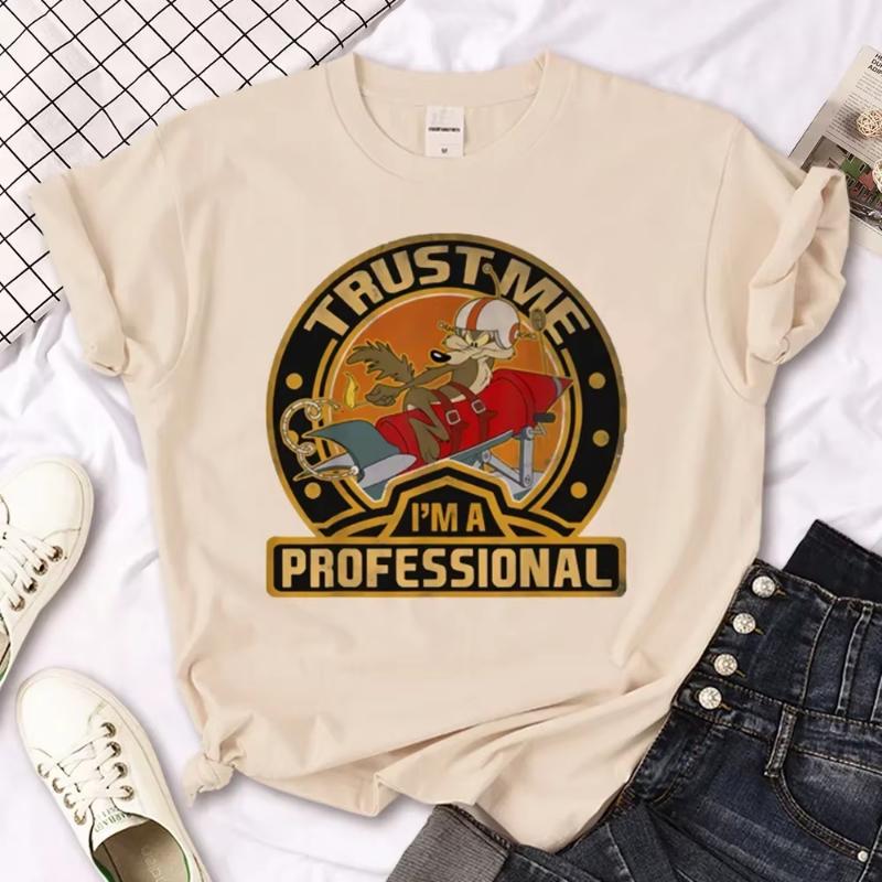 Funny Wile E Coyote Tee Shirt Women Cartoon Casual Tshirt Graphic EU Size Tops Streetwear Y2k Tshirt Hip Hop Gothic Clothes S
Funny Wile E Coyote Tee Shirt Women Cartoon Casual Tshirt Graphic EU Size Tops Streetwear Y2k Tshirt Hip Hop Gothic Clothes S