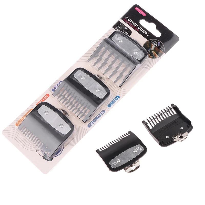 Black Limit Comb Set Hair Clipper Guards Guide Combs Trimmer Styling Tools Attachment Compatible 1.5mm 3mm 4.5mm 1Pcs United States
Black Limit Comb Set Hair Clipper Guards Guide Combs Trimmer Styling Tools Attachment Compatible 1.5mm 3mm 4.5mm 1Pcs United States
