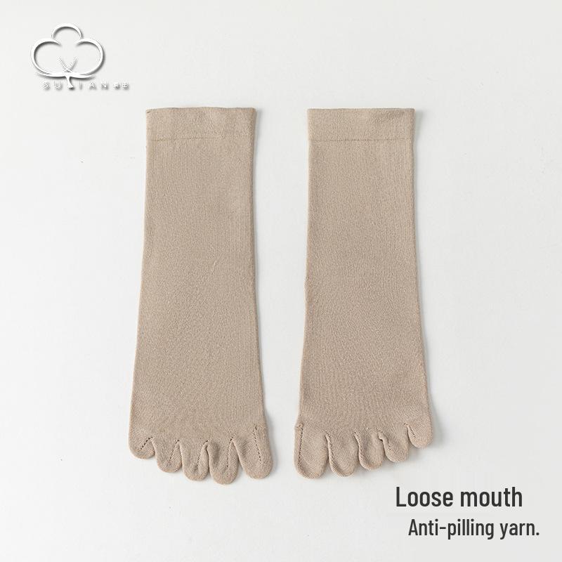 Songkou Women s Summer Breathable Cotton Five-Toe Socks - Mid-Calf, Sweat-Absorbent, Trendy, Loose Fit One Size
Songkou Women s Summer Breathable Cotton Five-Toe Socks - Mid-Calf, Sweat-Absorbent, Trendy, Loose Fit One Size