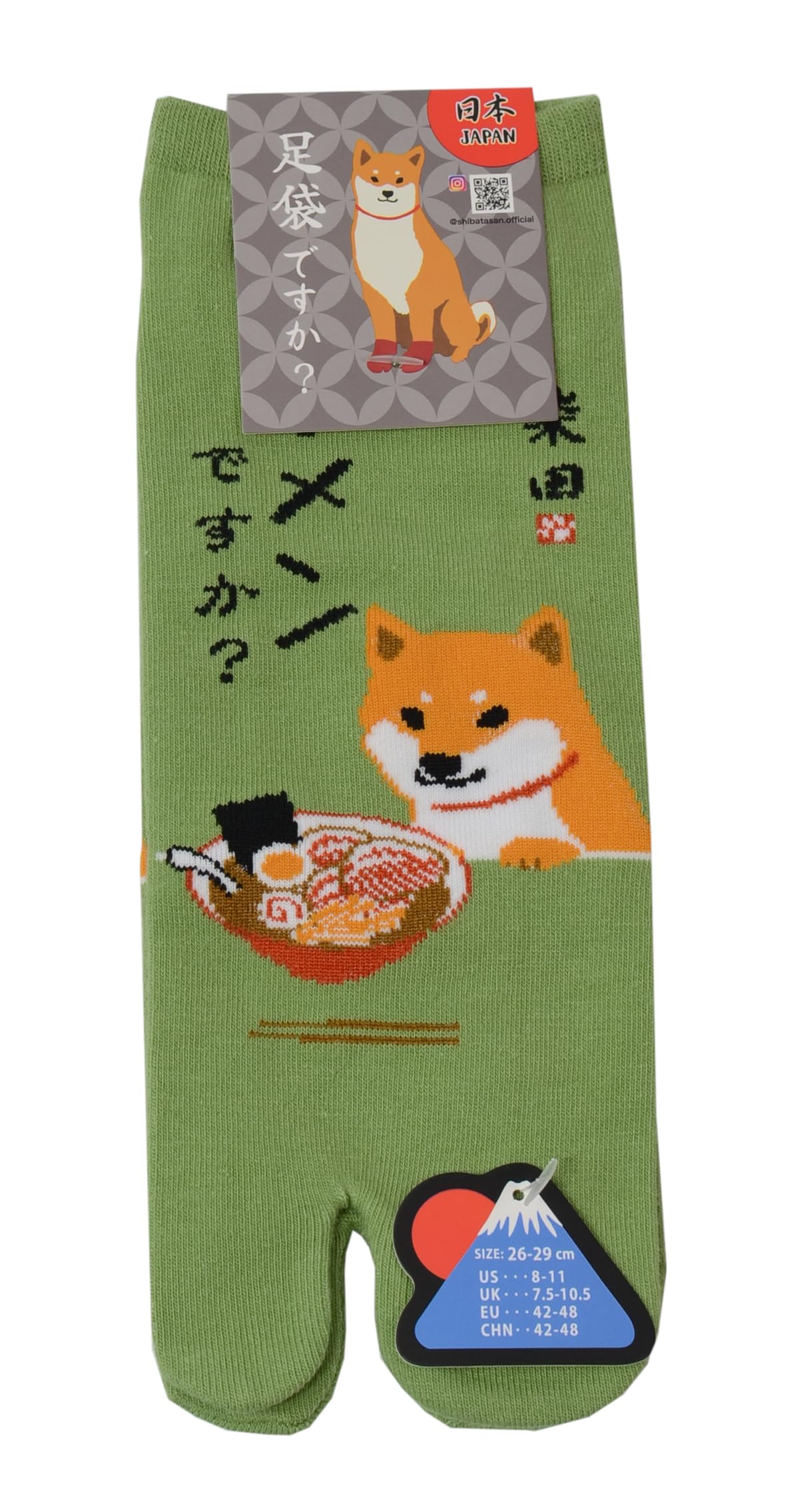 Friends Hill Tabi Medium Ramen Desu Green Socks, (приблизительно. 26-29 см), ка,
Friends Hill Tabi Medium Ramen Desu Green Socks, (приблизительно. 26-29 см), ка,
